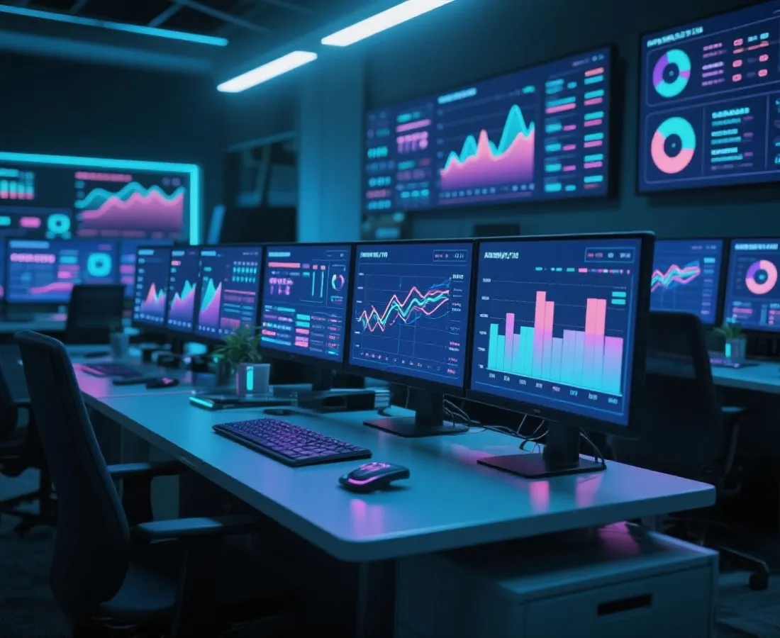 走势图与数据分析工作台示意图