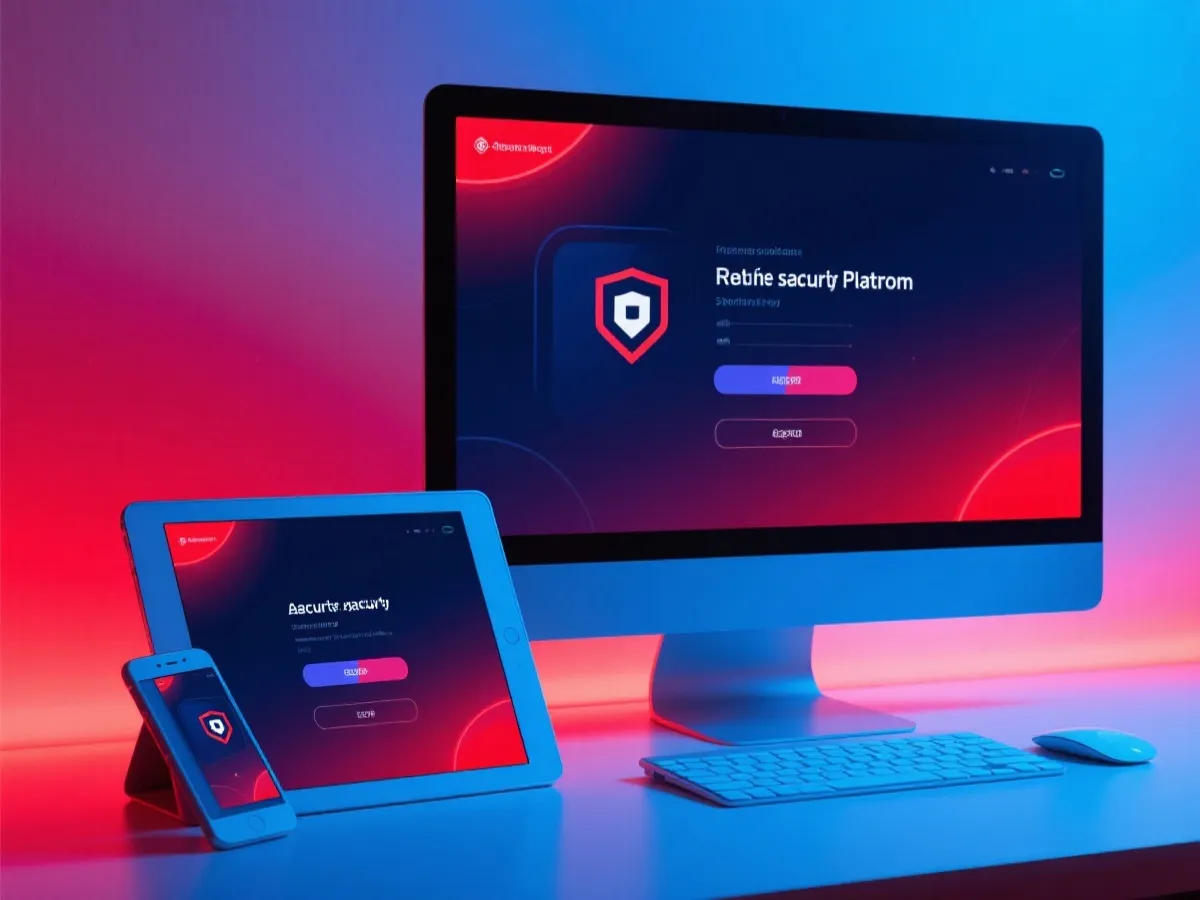 多端登录与平台访问示意图